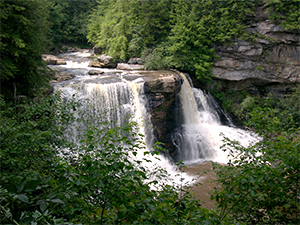 Schwarzwasserfall in West-Virginia