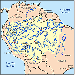 Der Amazonas und sein Einzugsgebiet