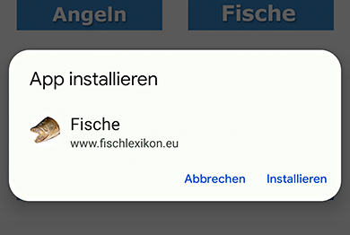 Web APP installieren